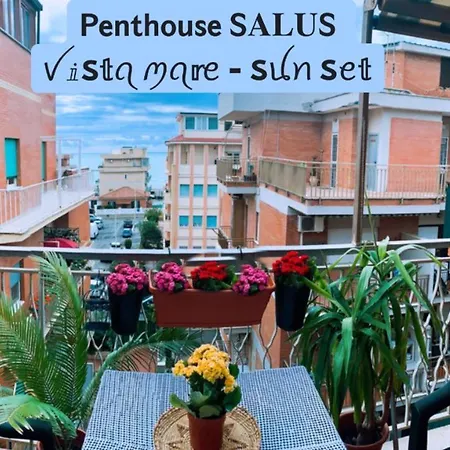 Penthouse Salus Sea View Terrace Apartament *